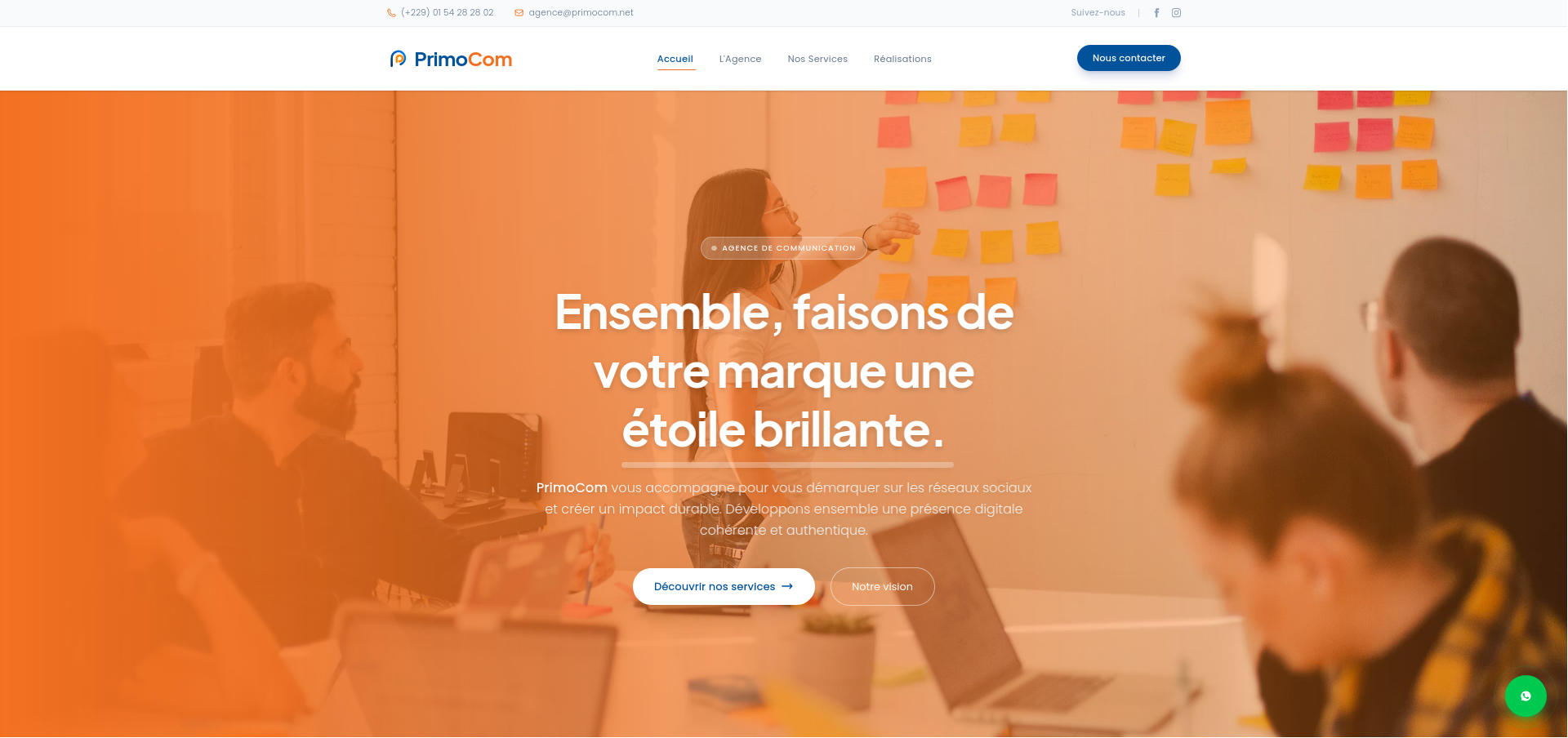 Création de site web